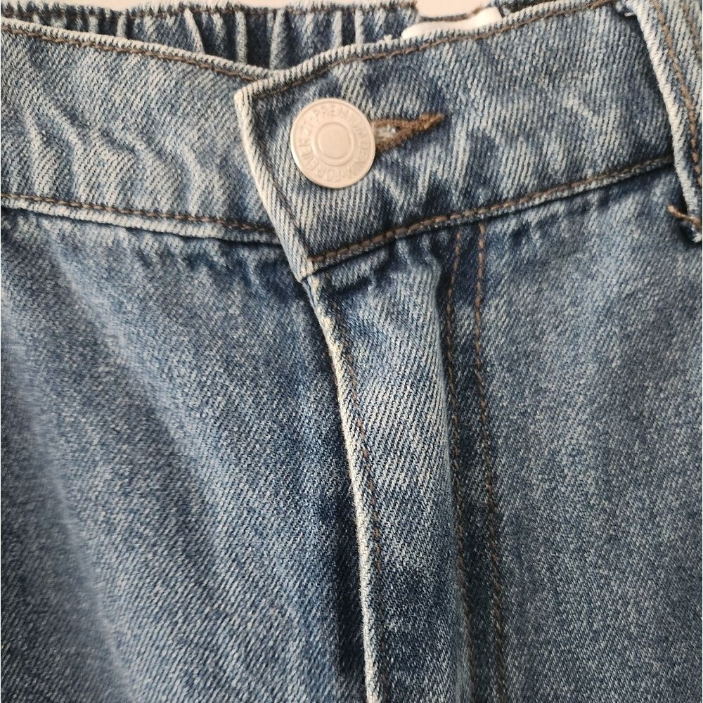 Forever 21 Spliced Baggy Jogger Jean Size Medium - Picture 3 of 7